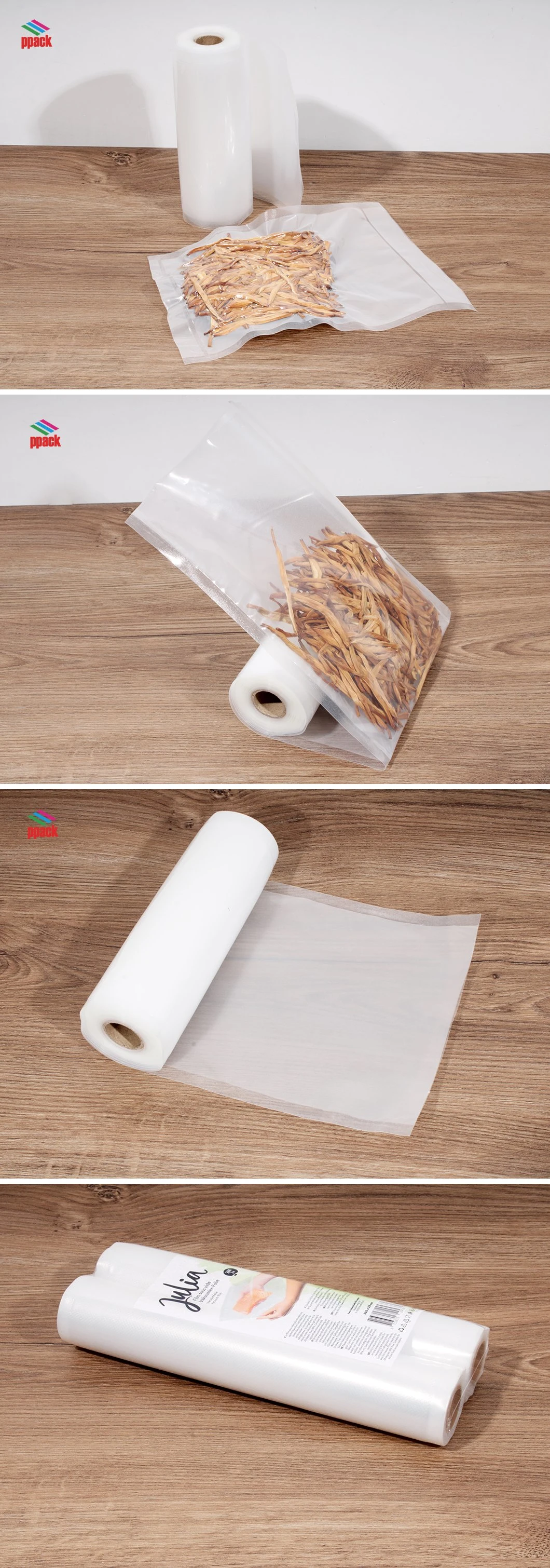 Sample Free! Plastic Food Packaging Embossed Vacuum Bag Sealer Roll Made in China Manufacture