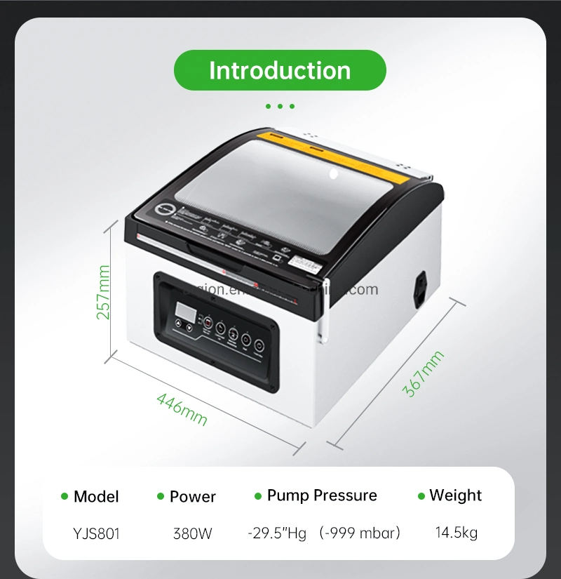 Bakery Equipment Commercial New Design Portable Food Chamber Vacuum Sealer with CE/RoHS