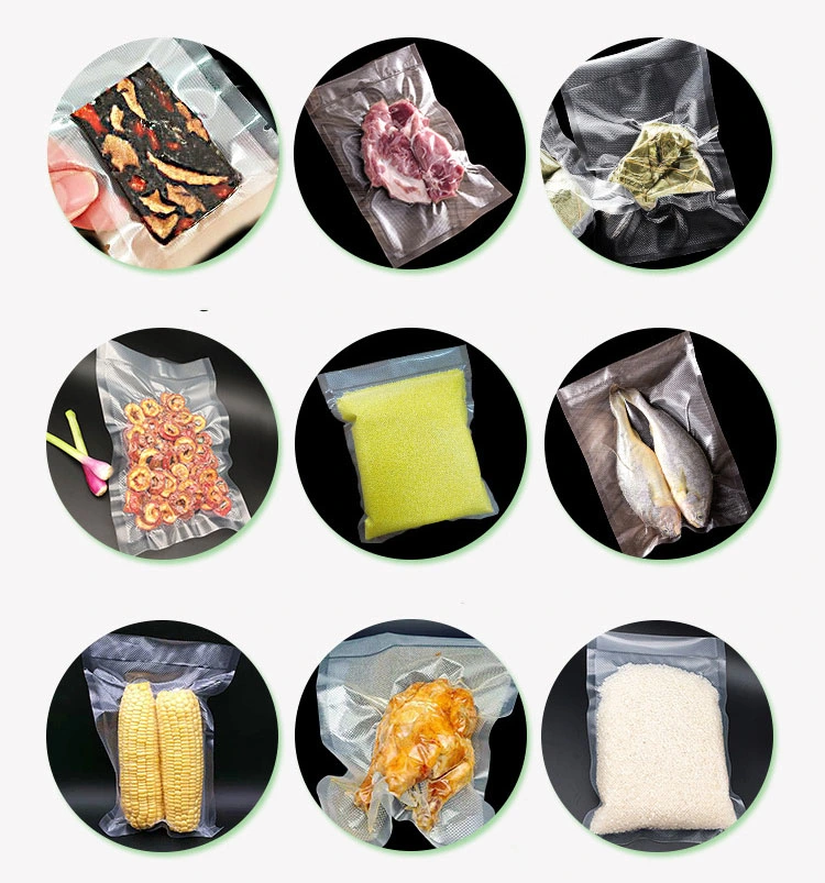 80um BPA Free Food Grade Resealable Vacuum Bags 200*300mm Size Custom