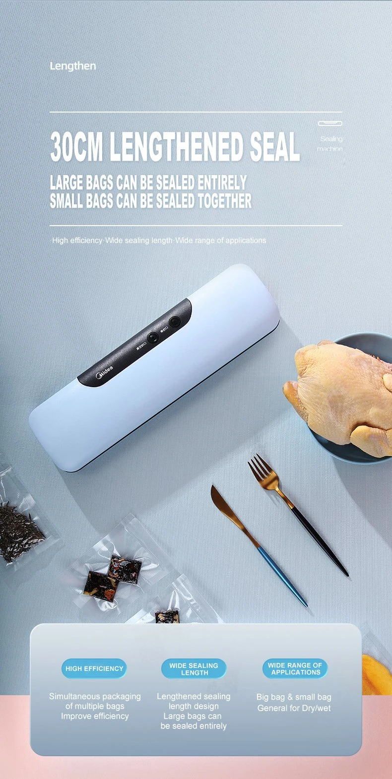 Ootd Market Multi-Function Vacuum Food Sealers Vacuum Portable Home Vacuum Sealer