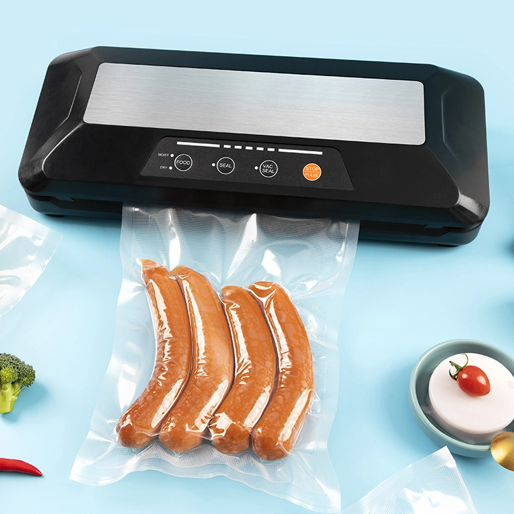 Factory Direct Selling Price Beautiful Vacuum Sealer Dry and Wet Food Settings with Built-in Knife Entry Kit and Inching Control