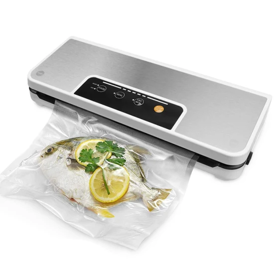 Macchina per sottovuoto per la conservazione degli alimenti e modalità Sous Vide per alimenti secchi e umidi, design compatto, 15 pollici, con 10 sacchetti per sottovuoto